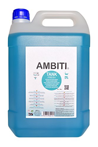 ambiti- Tank Fresh | Volumen 5 litros | Aditivo Depósito Aguas Grises | Autocaravanas y Campers | Fragancia Piña Colada